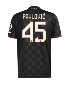 Bayern Munich Aleksandar Pavlovic #45 Maglia Gara Terza Repliche 2025-26 Maniche Corte